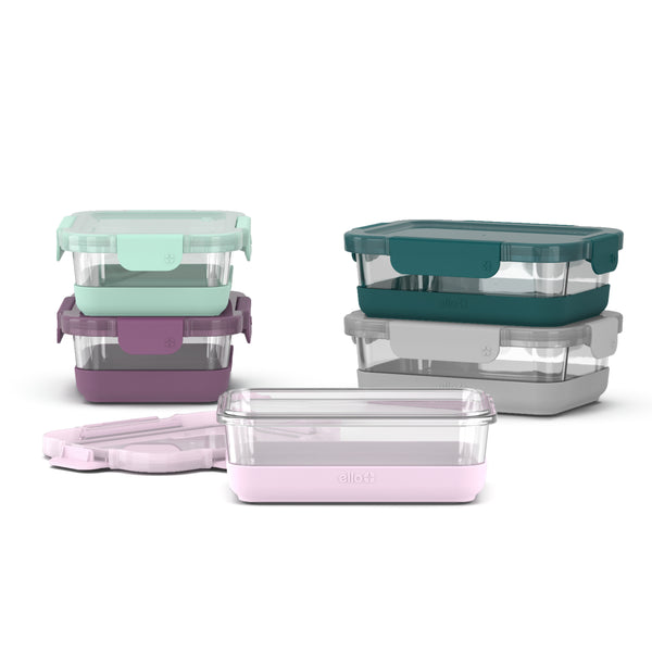Ello Single-Compartment Glass Meal Prep Containers Review - Best Of Meal  Prep