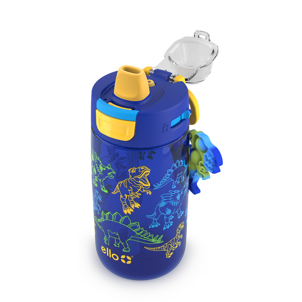 Ello Colby Pop! 14oz Tritan Kids Monster Mania Water Bottles with Fidget  Toy, 3-Pack 
