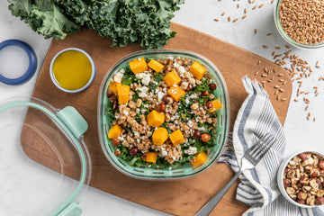 Kale and Farro Salad with Citrus Vinaigrette