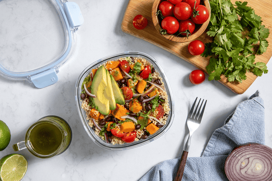 Sweet Potato Quinoa Burrito Bowls