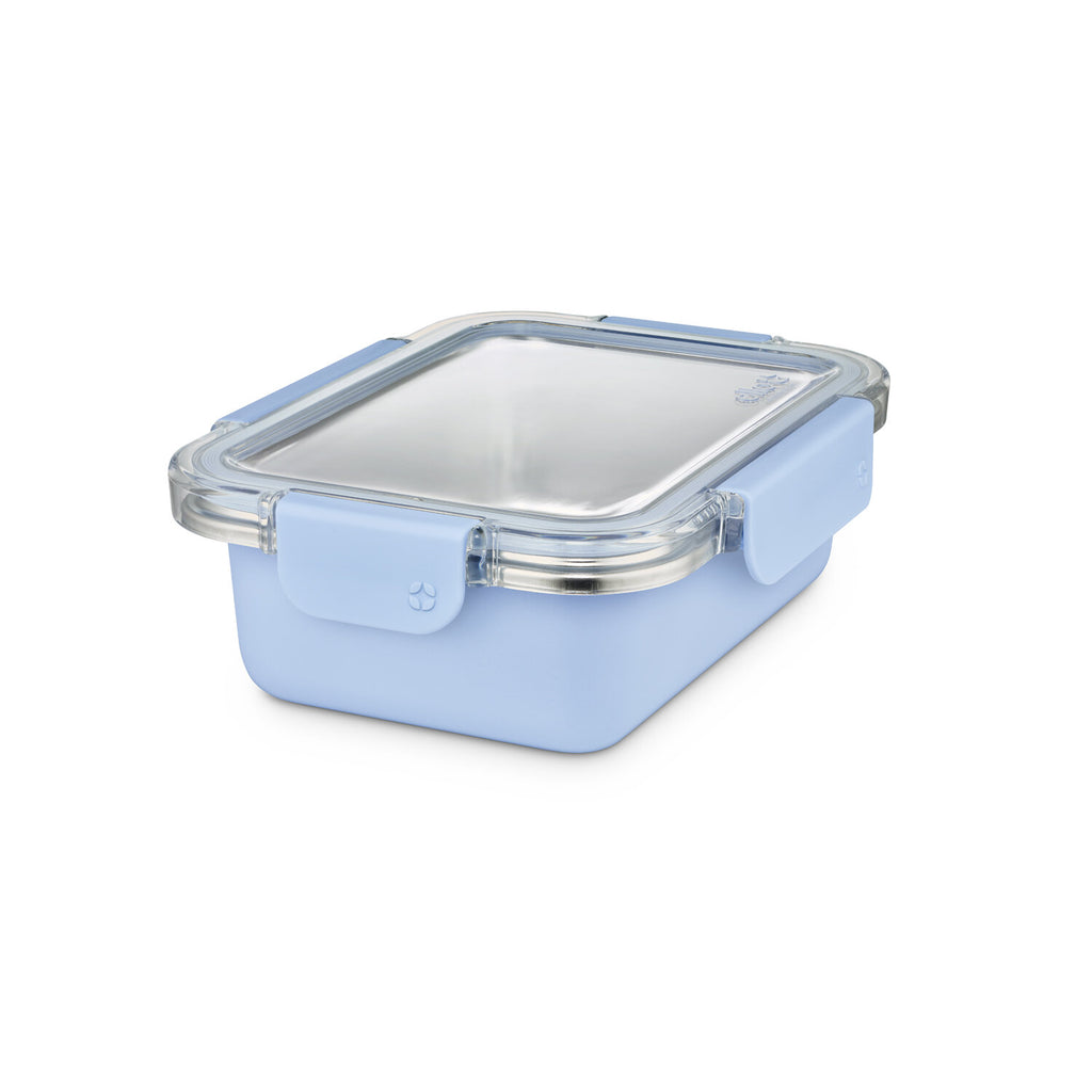 Stainless Steel Containers with Silicone Lids, Leakproof Lunch Box - 4 Pack