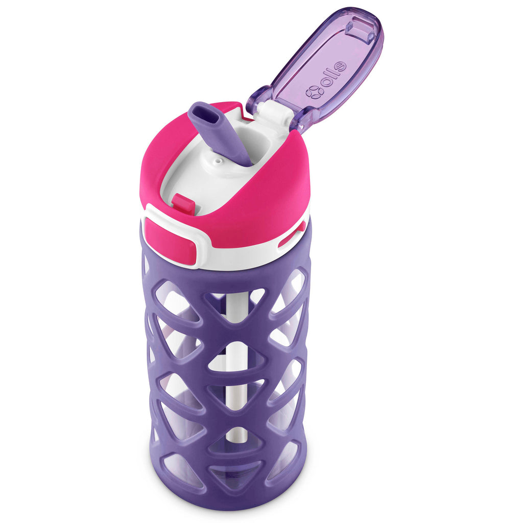 Ello 16oz Plastic Stratus Kids' Water Bottle Pink : Target
